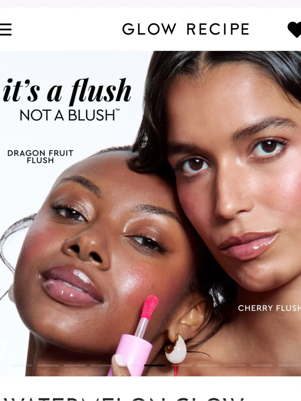 Glow Recipe Dewy Flush Tinted Blush — Cherry Flush 🍒